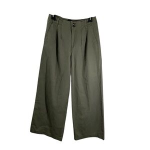 Madewell Women’s 2P The Petite Harlow Wide-Leg Pants Lyocell Linen Blend